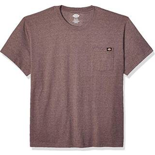 Dickies m?nds store og h?je tungv?gt bes?tning hals kort?rmet tee stor chokoladebrun 3x-h?j