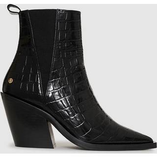 Bekah Boots - Black Embossed 37