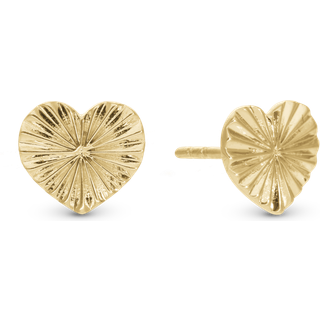 Christina Jewelry Sweet Heart ørestikker i forgyldt