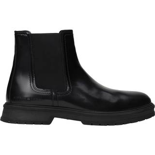 Patent Leather Warm Lined Chelsea Boots