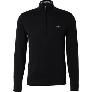 GANT Classic Cotton Half Zip Black