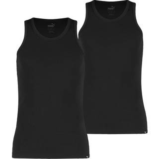 Men&#39;s Puma Basic&#39;s Tank Top 2 Pack, Size 4, Clothing - Black - 4