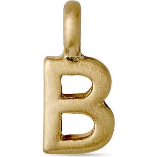 Pilgrim CHARM B vedhæng, guldbelagt