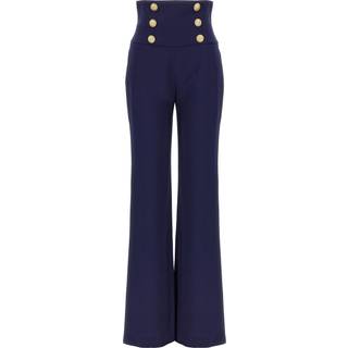 Balmain High-rise wide-leg jeans - blue - XL+