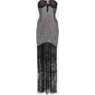 Khaite Liv fringed maxi dress - black - S