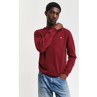 Crewneck Sweater, Plumped Red, 3XL