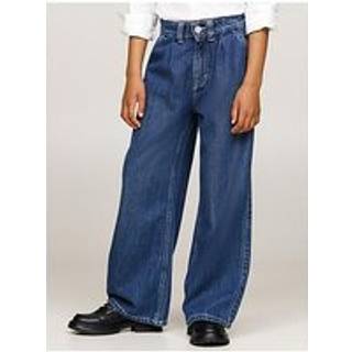 Tommy Hilfiger Blå Mabel Pleats Mid Rise Jeans16 år (176cm)
