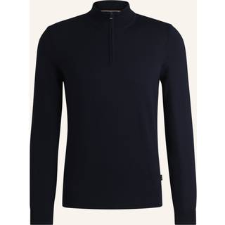 Sweater i ny uld med lynlås i halsen