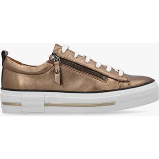 Moda in Pelle Moda In Pelle FILICIAN CHUNKY LEATHER TRAINER WITH ZIP AND LACE-UP CLOSURE