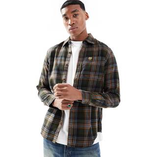 Superdry Superdry Buckshot Check Olive Long Sleeve Lumberjack Shirt