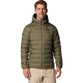 Columbia Men's Delta Ridge II Down Hooded Jacket Stone Green, L