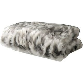 Plutus Tibet Faux Fox H?ndlavet luksuskast 36W X 60L