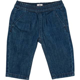 Copenhagen Colors Økologiske bomuldsbabyjeans Dark Indigo Blue Washed 62 cm  Blå  62 cm  Unisex