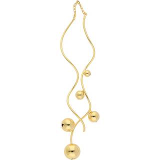 Nuni Copenhagen Angelina Ørering Single 18 kt. Forgyldt Sølv A1362_Gold - Dame - 925 Sterling Silver