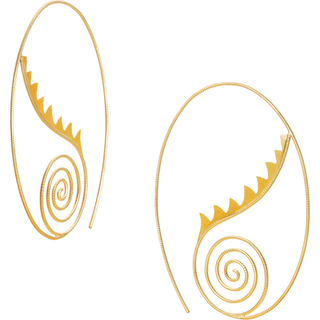 Dulong Thera Large Øreringe 18 kt. Guld THE1-A1050 - Dame - Gold