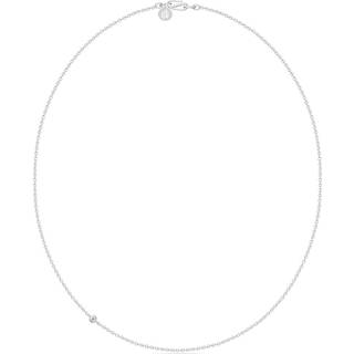 Kate Spade New York Silver Crystal Bow Necklace - Silver - 49cm