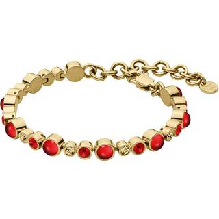 DYRBERG/KERN SASCHA ARMBÅND 390095 (Gold, Red, ONESIZE)