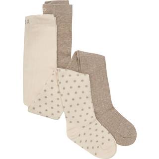Minymo Pige Strømpebukser - Simply Taupe - 80/86