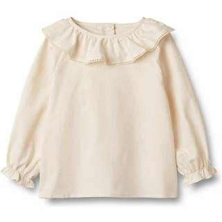 Wheat Elin Bluse Eggshell 122 cm  Creme  122 cm  kvinde