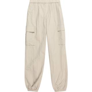 KIDS ONLY KOGECHO loose fit cargo bukser i beige til piger