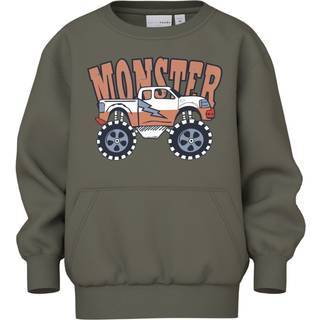 Name It Tea Leaf Monster Truck Sweatshirt