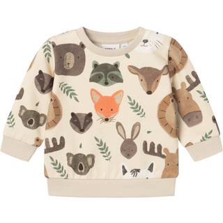 Name It Summer Sand Dyreprint Sweatshirt