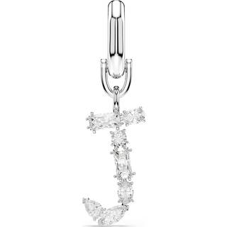 Symbolica Charm, J, Weiß, Rhodiniert