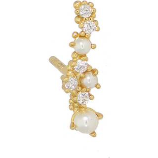 Nuni Copenhagen Stella Ørering Single 18 kt. Forgyldt Sølv A1345-Right - Dame - 925 Sterling Silver