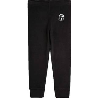 Mini Rodini Bukser I Mikrofleece Black  Black-80/86 cm  Sort  80/86 cm  unisex