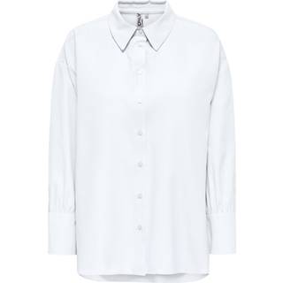 ONLY Oversize Oxford Skjorte Lina Bright White