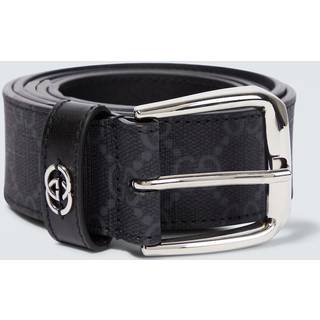Gucci GG leather belt - black - 90CM