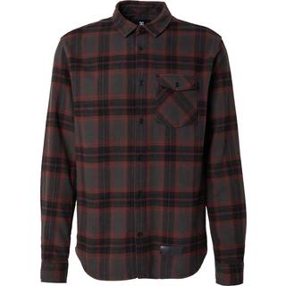 DC Marshal Flannel Skjorte - M - pirate black plaid