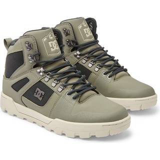 DC Pure High-Top WR Winter Sko - 8.0 - green/black/white