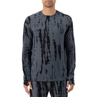 Mons Royale Merino Cascade Flex Basislag - undertrøje - M - grey tie dye