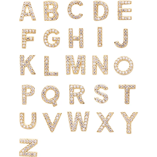 Pico Alphabet Vedhæng 22 kt. Forgyldt Sølv N02003-U - Dame - 925 Sterling Silver
