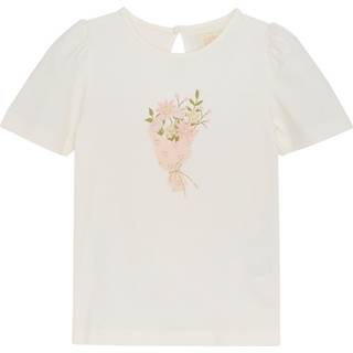 Creamie GOTS T-shirt Med Tryk Cloud 80 cm  Hvid  80 cm  kvinde