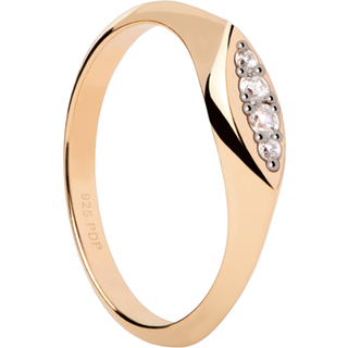 PDPAOLA Gala Stamp Ring 18 kt. Forgyldt Sølv AN01-A52-52 (ring) - Dame - 925 Sterling Silver