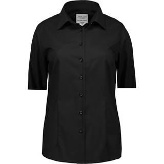 ID S721 SEVEN SEAS Fine Twill modern s/s dame Sort XL