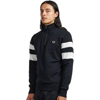 Fred Perry Herren Sweatshirt schwarz unifarben