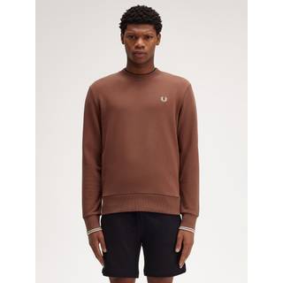 Fred Perry Herren Sweatshirt braun unifarben