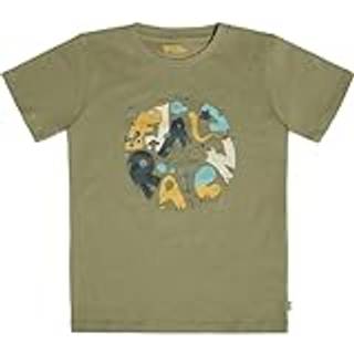 Fjällräven Kid's Forest Findings T-Shirt T-shirt Børn størrelse 158 farve olivengrøn