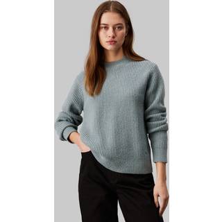 Boucle Ribbed Jumper - Grey - M