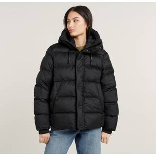 G-Startil kvinder. D25186-B958-6484 Jakke Whistler kort puffer sort (XXL), Casual, Genanvendt polister, Bæredygtig