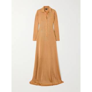 Tom Ford Knitted polo dress - beige - XS