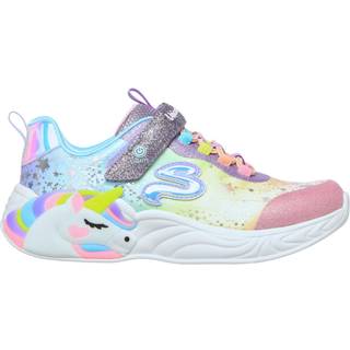 Skechers Unicorn Dreams Lihts børnesko - (Multi, str. 34, Tekstil)