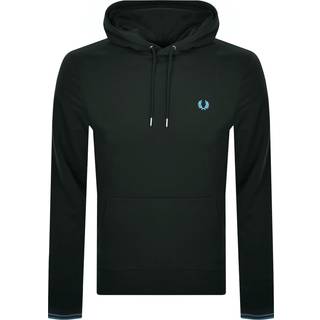 Fred Perry Herren Hoodie grün unifarben