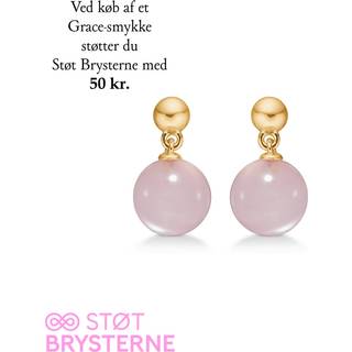 Mads Z - Støt Brysterne - Grace øreringe i guldbelagt sølv - 2216201