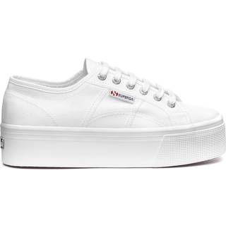 Superga Superga White Canvas 2790 Flatform Trainers