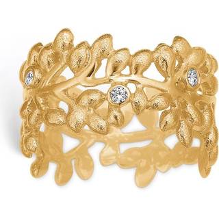 Blossom Copenhagen - Forgyldt sølv ring med sten - 23621611