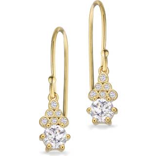 Scrouples - SoHo forgyldte sølv øreringe med sten - 162482